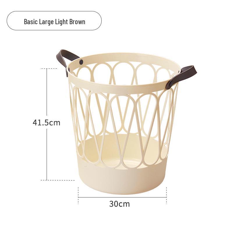 Movable Laundry Basket for Dirty Clothes - Household Bathroom Hamper