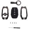 Mech Black Zinc Alloy Key Shell Cover Case For Toyota Tundra +