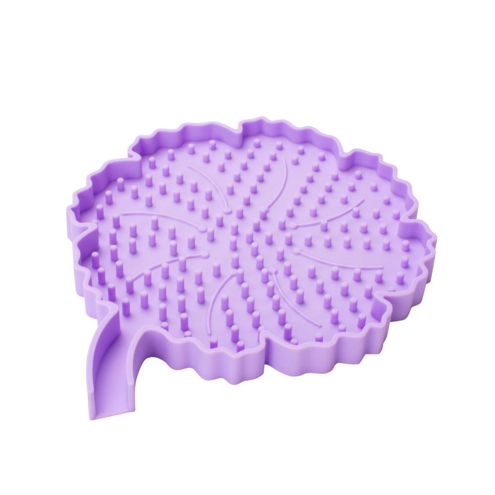 Creative Silicone Bathroom Soap Dish Flower Shape Self-draining Soap Container Soap Box Bathroom Accessories