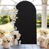 Wedding Arch Backdrop Cover Spandex Fitted Round Top Chiara Arches Backdrop Cover for Birthday Party Ceremony Banquet Decoration