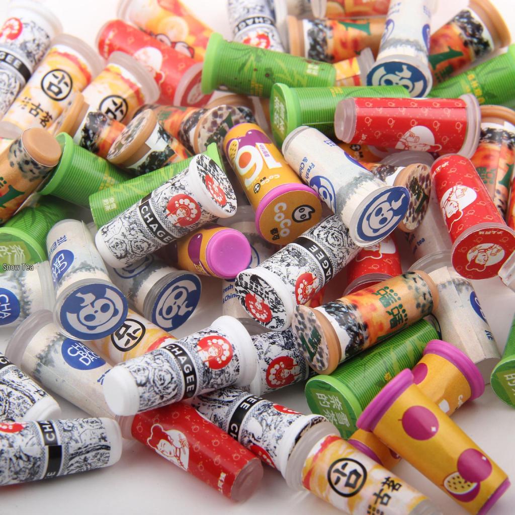 Mini Food Toys - DIY Milk Tea Cup Ornaments for Kids’ Playhouse and Gifts