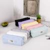 Pastel Color Pen Bag Bow Embroidery Pencil Pouch Durable Pencil Case  Students