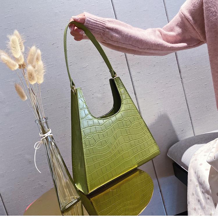 SCIONE Liten veske Nytt steinmønster Bærbar Liten firkantet veske Mote Casual Messenger-veske