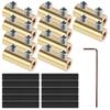 10Pcs Wire Connector Nut Kit 60A/80A Copper Splicing Wiring Connector Waterproof Circuit Wire Connecting Terminal for Automotive