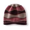 Cashmere hat women's autumn and winter color matching knitted hat outdoor cold protection and warmth stacking hat ear protection confinement hat cold