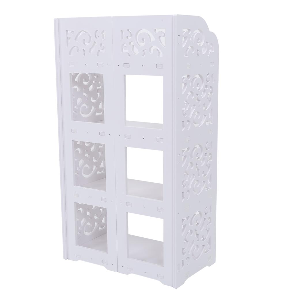 White 4 Tiers Shoe Rack Stand Storage Organiser Unit Shelf Home
