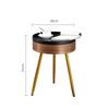 Italian Minimalist Round Combination Coffee Table Small Apartment Living Room Side Table Light Luxury Balcony Coffee Table