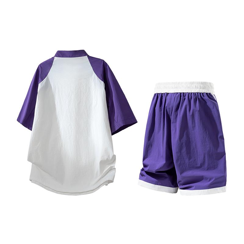 Summer Set Men's Casual Sports Short Sleeved Set Men's Two-piece Set