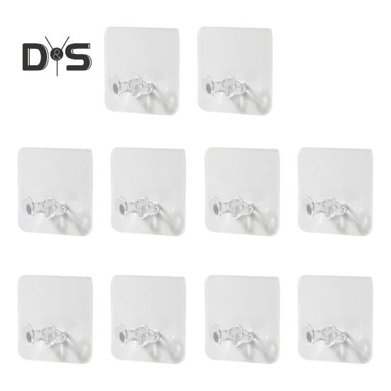 

10/20 шт. настенные крючки для хранения, держатели для шнура, прозрачные, легко устанавливаемые, самоклеящиеся крючки для укладки кабеля 10 pcs