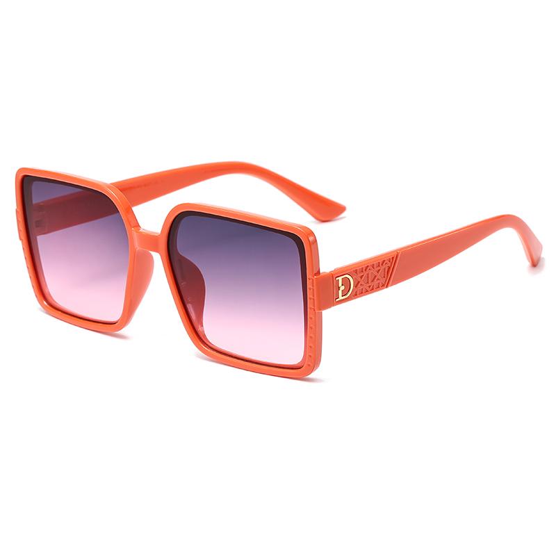 Fashion Oversized Square Sunglasses For Women Men Classical Large Frame Letter D Luxury Brand Designer Sun Glasses UV400 Shades