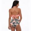 Premium Quality Swimwear Fashion Falbala Women High-waisted Bikini Set For Stylish Comfort
