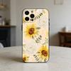 Sunflower Blossoms Phone Case Silicone Black Soft For IPhone 17,16,15,14,13,12,11,SE,Plus Pro Max