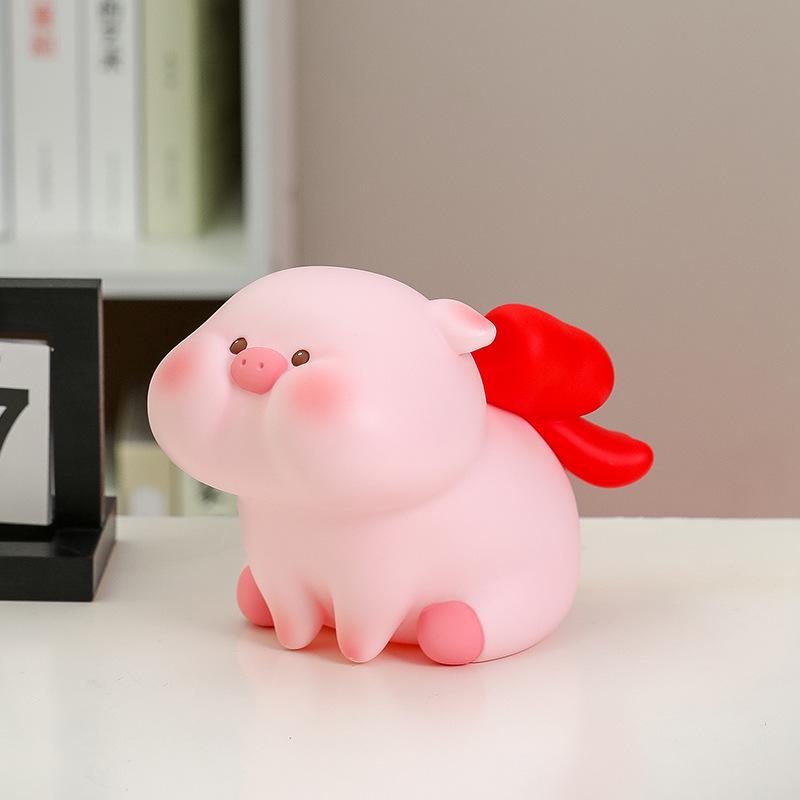 Cute Cartoon Piggy Bank - Drop-Resistant Vinyl, Ideal for Kids' Gifts: Children's Day, Valentine's, Birthdays