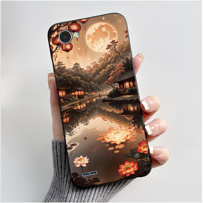 For LG Q6 Q6 Plus Q6a Case Luxury Cute Love Rabbit Funny Soft Silicone Black TPU Protective Cover LG q6 X600L X600K Phone Casing