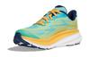 HOKA ONE ONE Clifton 9 Cushioning Low top Kids' Running Shoes Blue Yellow Kids' 1131170-SMD