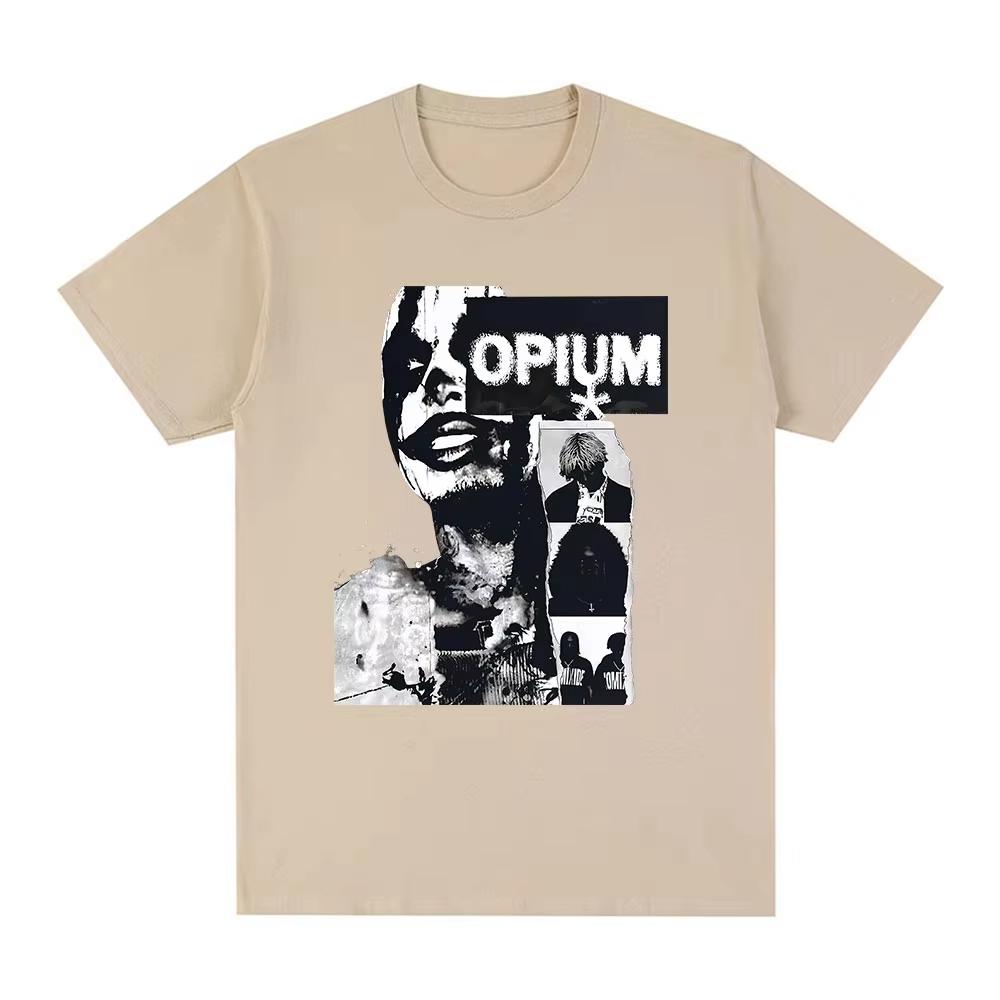 Rapper Playboi Carti TShirt Opium Ken Carson Destroy Lonely Gothic T Shirts Men Women 2026 Fashion Vintage Short Sleeve Top