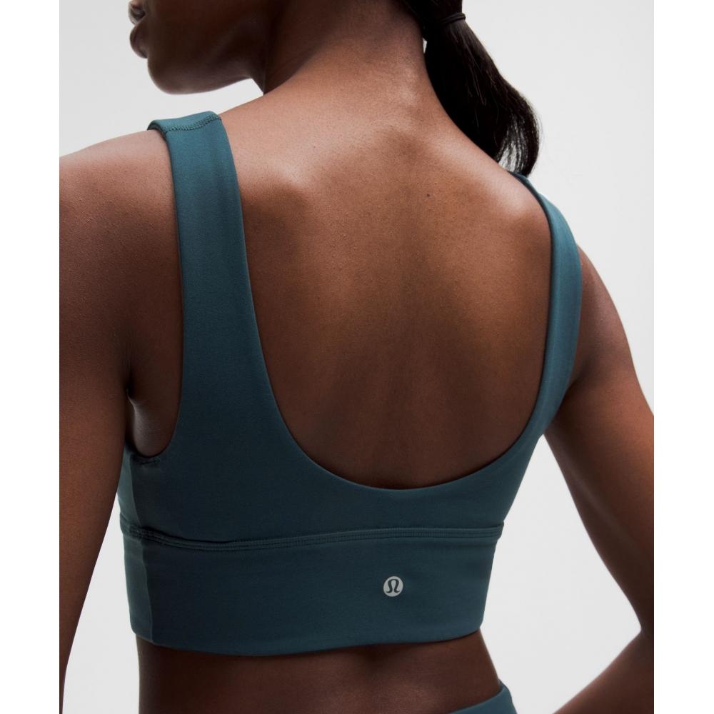 Lululemon Align  V Neck BrA  Light Support  A B Cup Indochine Blue