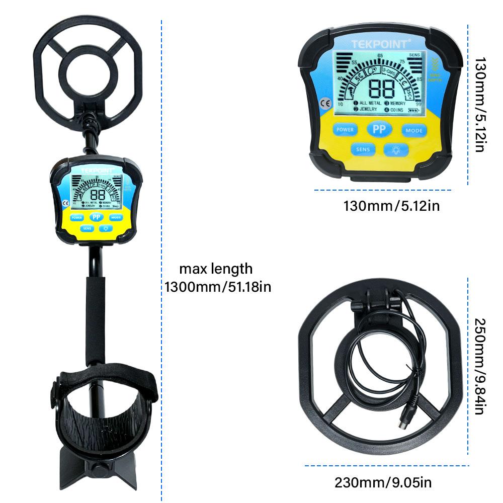 2026 New MD-8030 Underground Metal Detector High Sensitivity Detector Metal Hunter Waterproof Coil Precise Positioning Detector