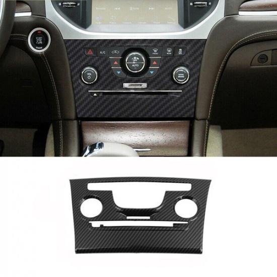 Klimaanlagensteuerung CD-Panel Abdeckung Zierleiste Für Chrysler 300 10-14 Kohlefaser