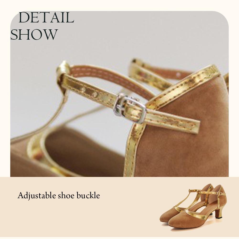 Tanzschuhe Damen Standard und Latein Geschlossene Latein-Tanzschuhe Damen 5CM Damen Salsa Latein-Tanzschuhe Tango