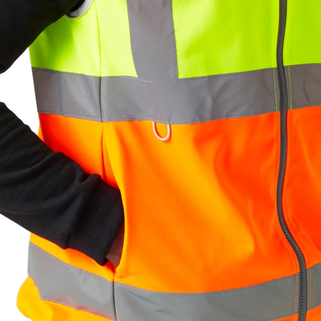 Regatta Professional Mens Full Zip Hi-Vis Vest