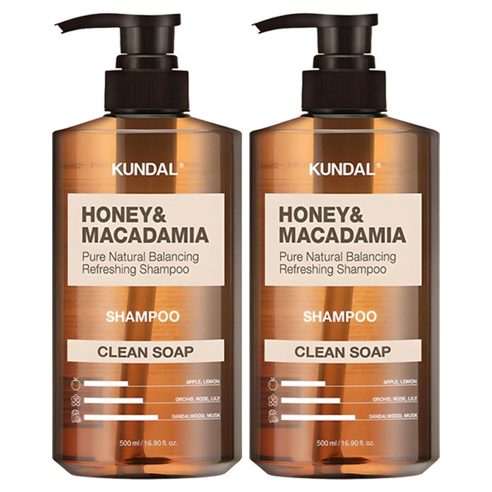 Kundal Nature Shampoo Clean Soap Scent 500ml 2 pcs