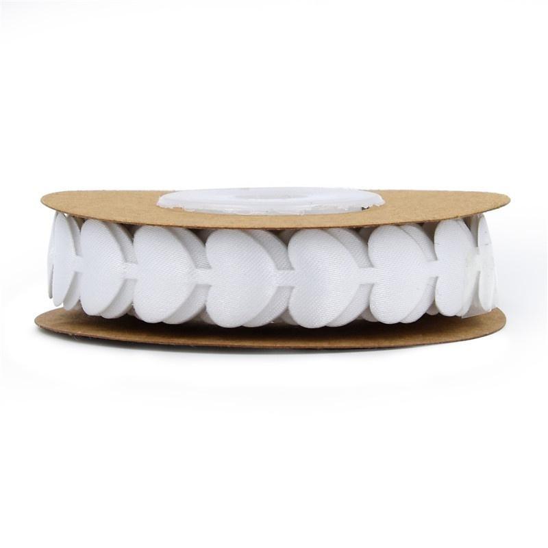 5m/Roll 15mm Heart Polyester Ribbon Tape for Sewing Needlework Craft Decorations Ribbons Handcraft DIY Bow Accessories