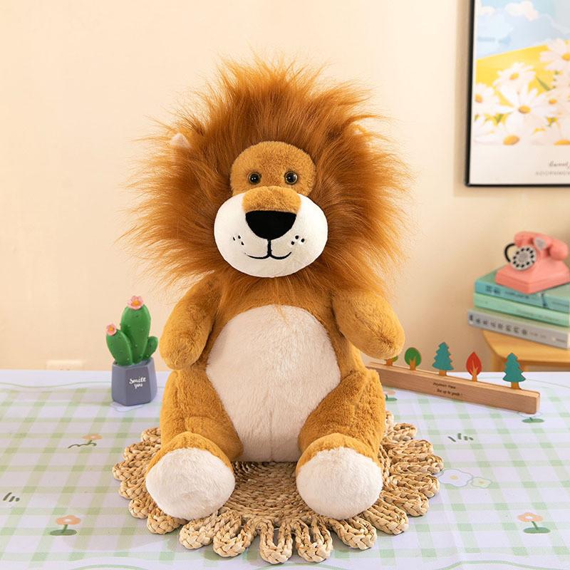 

Lion Animal Forest Plush Toy Cute Cartoon Girl Child Birthday Holiday Doll Gift 35cm
