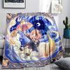 Anya Forger Comfortable Print Cozy Warm Flannel Blanket for Bedroom Chair Picnic Home Sofa Use.-TING