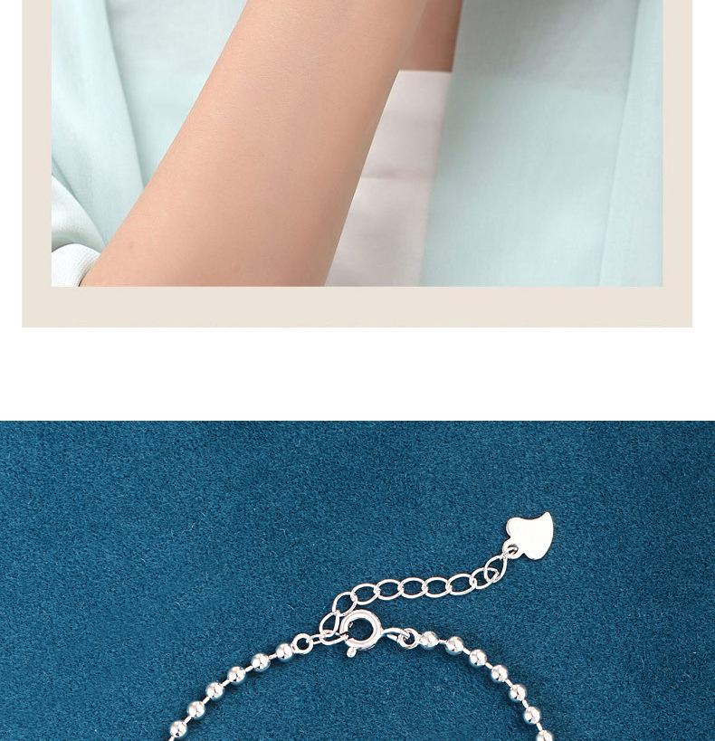 Women's High-End S925 Sterling Silver Bamboo Bead Bracelet: Elegant Chinese Ancient Style