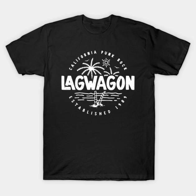 Camiseta Unisex de Algodón con Gráfico de la Banda Pop Punk Retro Lagwagon