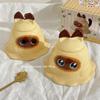 Creative Cartoon Cute Mug with Lid and Spoon - Large Capacity Ceramic Coffee Cup for Women & Couples