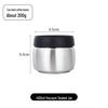 Press-Type Vacuum Sealed Coffee Storage Can, 304 Stainless Steel, Light-Blocking, Low Oxygen Fresh-Keeping