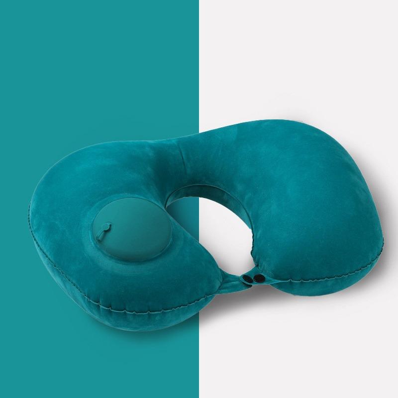 1PC Inflatable Pillow Camping Pillow No Need To Inflate Car Lumbar Pillow Suitable For Neck and Waist Support Camping Equipment