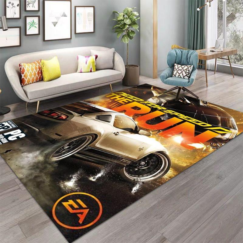 BLUR Carpet Playstation for Boys Room Gamer Casual Cartoon Carpet Kitchen Living Room Bedroom Mat Home Boy's Gift Decoration