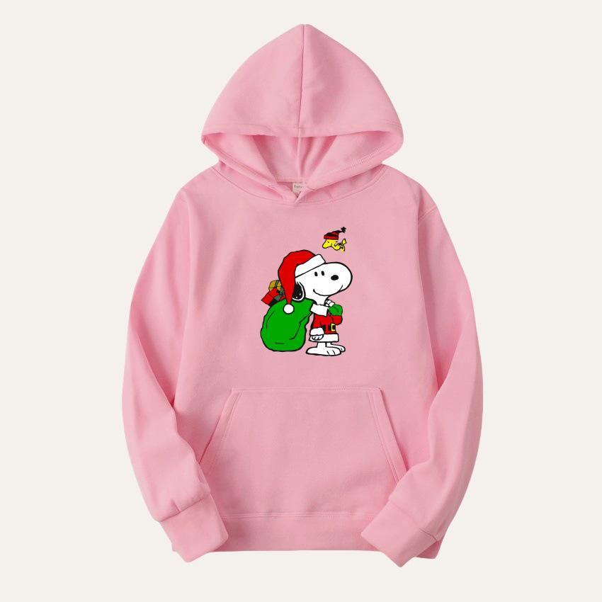 Snoopy Anime Creative Print Hoodie for Adults & Kids
