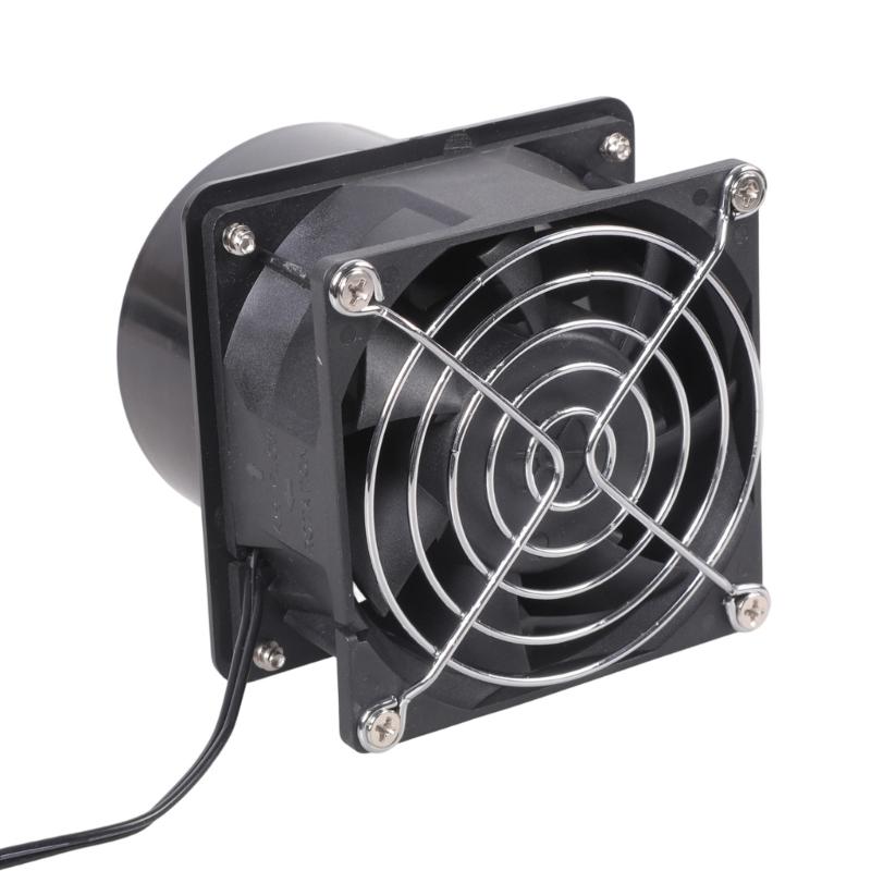 Kit Ventola Completo Ventola di Ventilazione da 80mm Include Griglia di Protezione Controllo Velocità 12V per Installazioni Fai-da-Te Domestiche