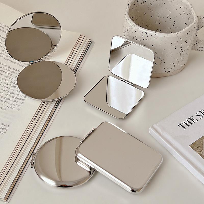 Specchio Cosmetico da Tavolo Pieghevole Semplice Portatile Specchio per Trucco Portatile Facile da Trasportare Specchi per Trucco da Viaggio Specchietti Tascabili