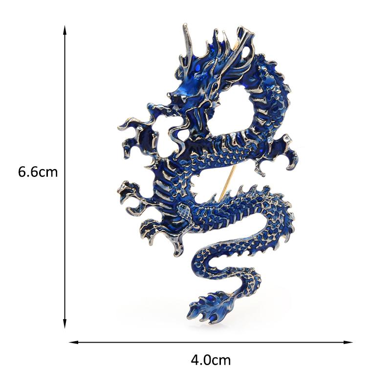 

Wuli &Baby Брошки з емаллю «Летючий дракон» для жінок унісекс 4-кольоровий Pride Dragon Party Повсякденна брошка-шпилька Подарунки червоний