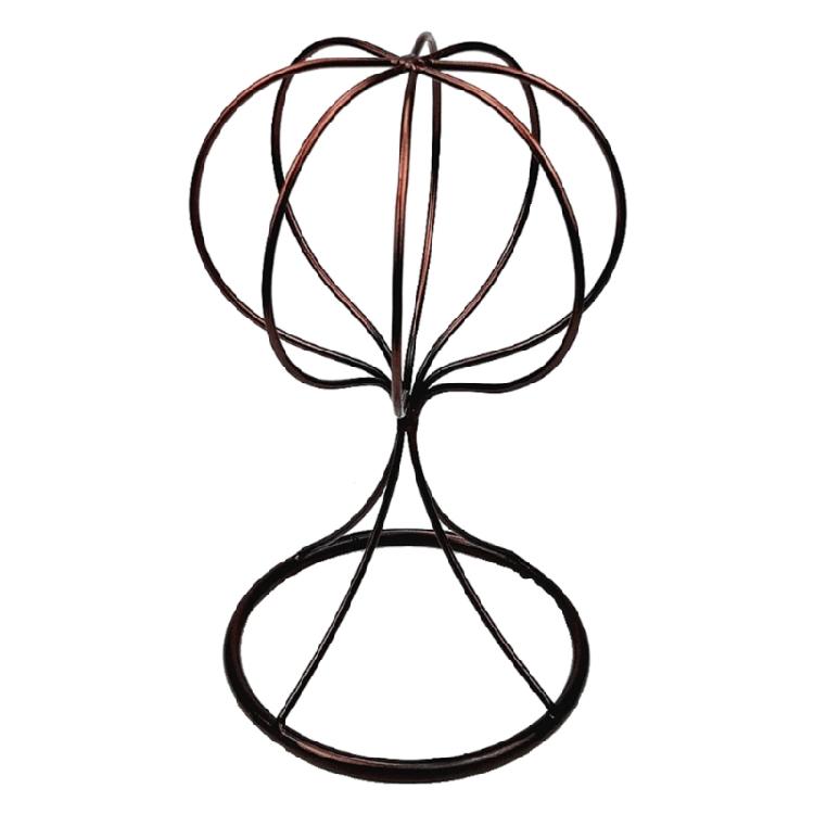

Multipurpose Iron Hat Display Stands With Stable Base Suitable for Exhibitions and Photography Props Daily Use L бронзовий