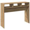 VidaXL Table console chêne artisanal 105x30x80 cm bois d'ingénierie, bout de canapé, table de couloir, support de couloir, 856623