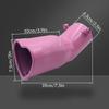 2.5-inch air inlet for car exhaust pipe, modified tailpipe for General Motors exhaust pipe, stainless steel muffler tip for tail