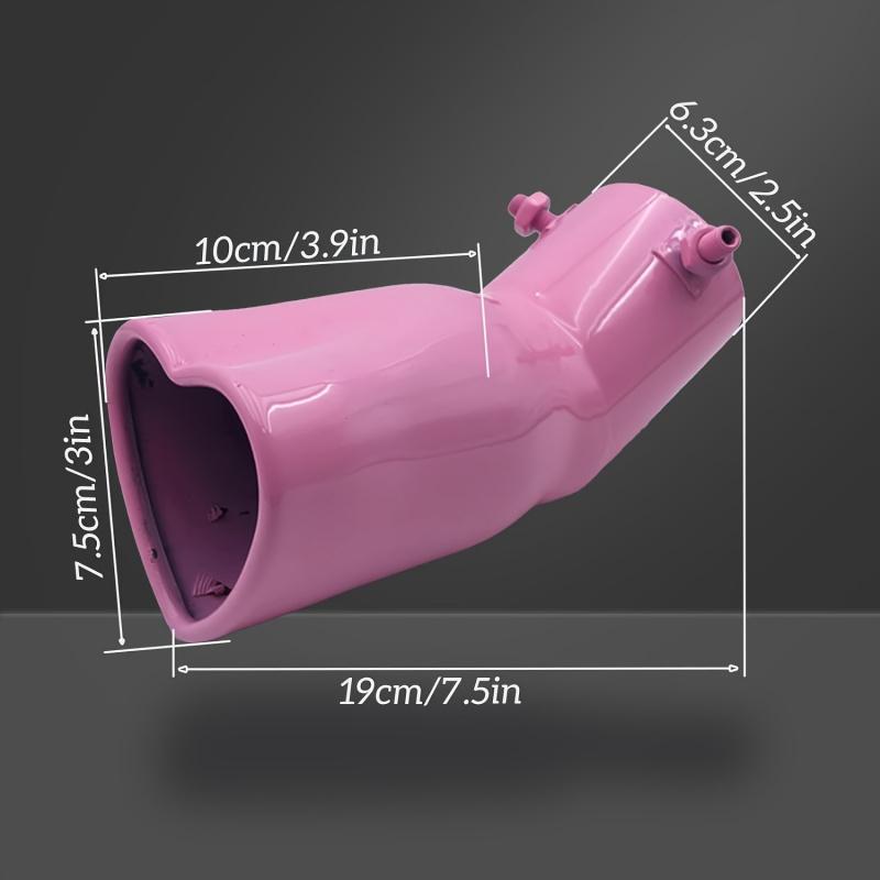2.5-inch air inlet for car exhaust pipe, modified tailpipe for General Motors exhaust pipe, stainless steel muffler tip for tail