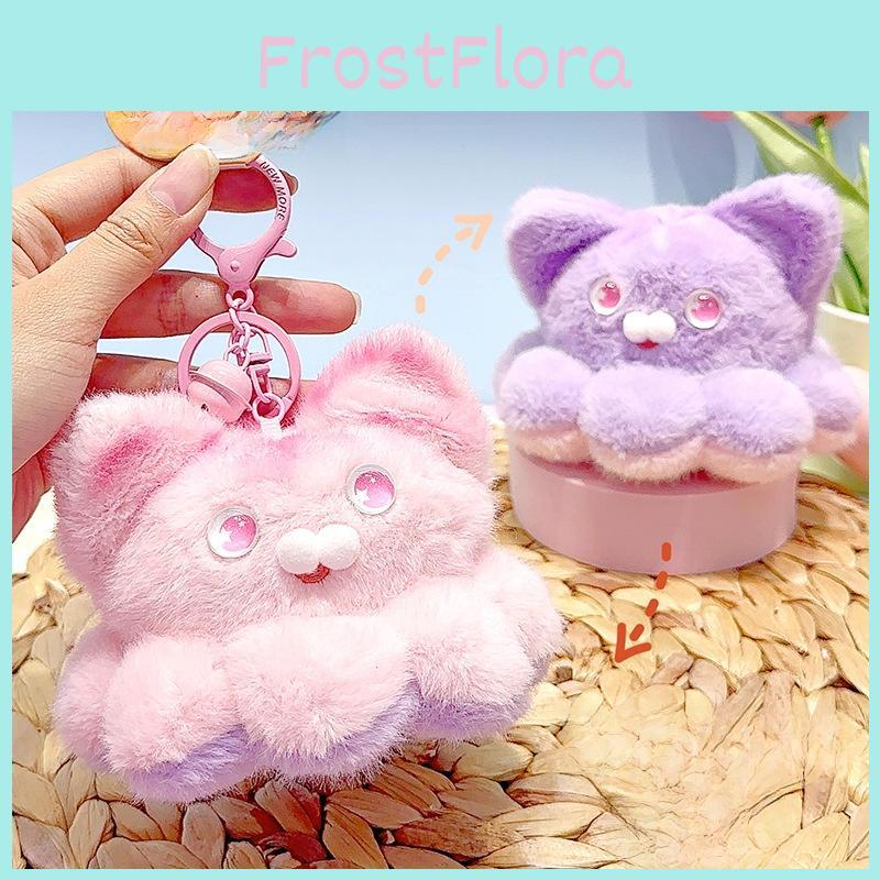 Flippable Octopus Jinnew Cat Plush Keychain With Cartoon Style For Gift Kids