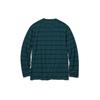 Uniqlo Striped Crew Neck Long Sleeve T-Shirt Unisex Tops Teal 453565-55