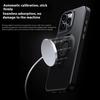 For iPhone 16 Pro Max Case Compatible with MagSafe Kickstand Carbon Fiber Texture PC + TPU Back Cover with Silicone Ring
