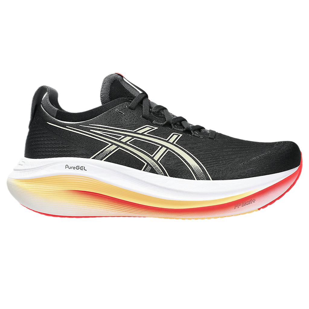 Asics Gel-Nimbus 27 Comfortable Versatile Simple Fashion Low-Top Running Shoes Men Running Shoes Black 1011B958-005