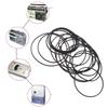 20pcs Square Rubber Belts for Recording Devices and Video Drives 1.2mm Strong Rubber Belts Mixed Size 75-100mm
