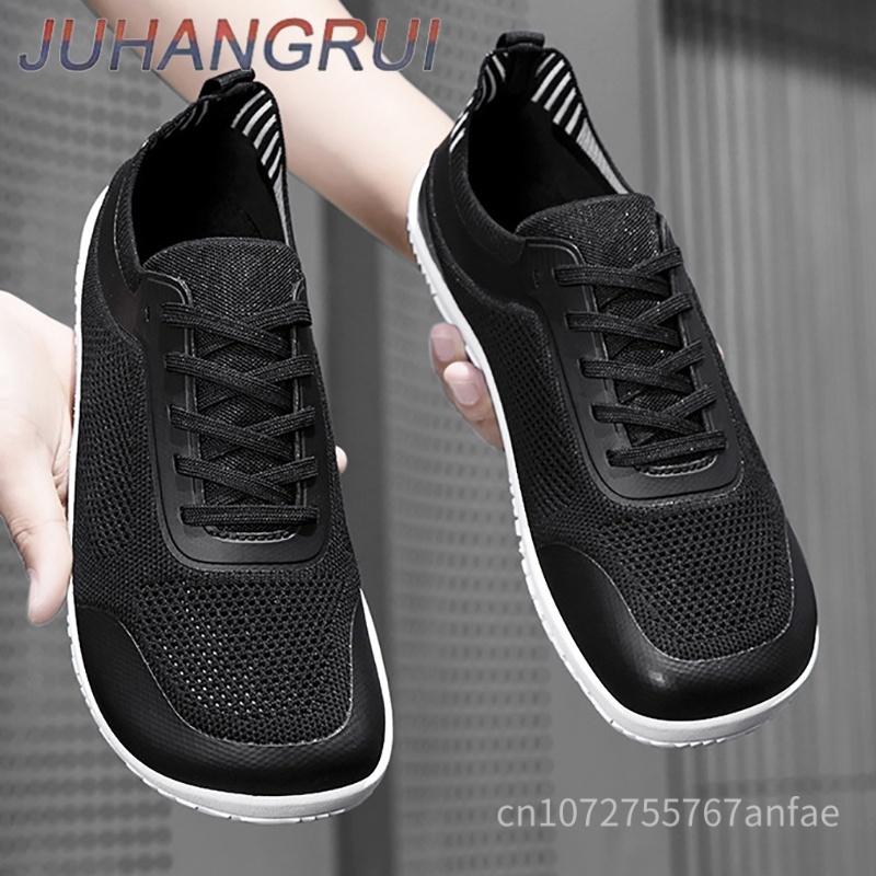 Men Wide Toe Shoes Breathable Barefoot Shoes Unisex Casual Sports Shoes Anti slip Hiking Wide Toe Sneaker Minimalist Comfortable