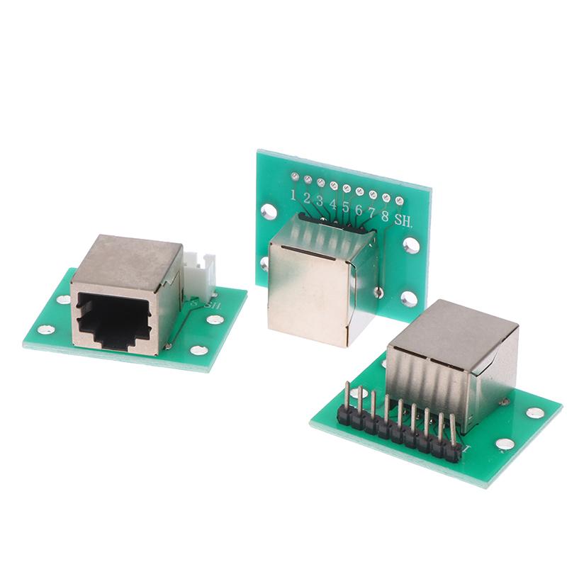 1Pcs Rj45 Adapter Board To Xh2.54 Modular Ethernet Connector Adapter Network Interface + Breakout Board + Pin Header